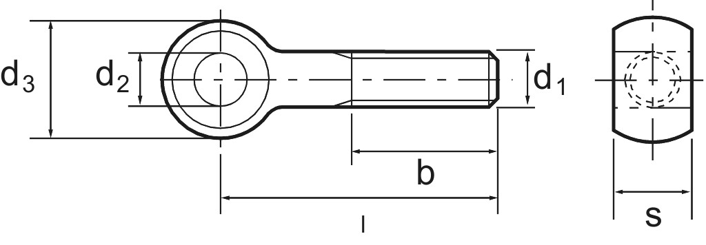 DIN 444  BM 12  x 80  4.6 verzinkt
